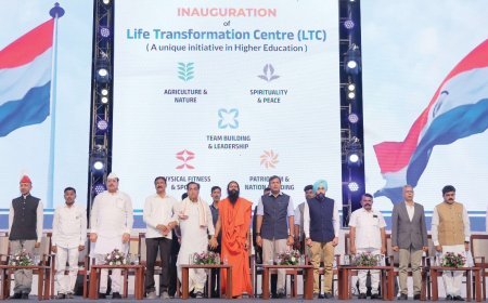 Swami Ramdev, Ronjan Singh Sodhi attend Life Transformation Centre launch; CM Devendra Fadnavis, Shivraj Singh Chouhan hail initiative